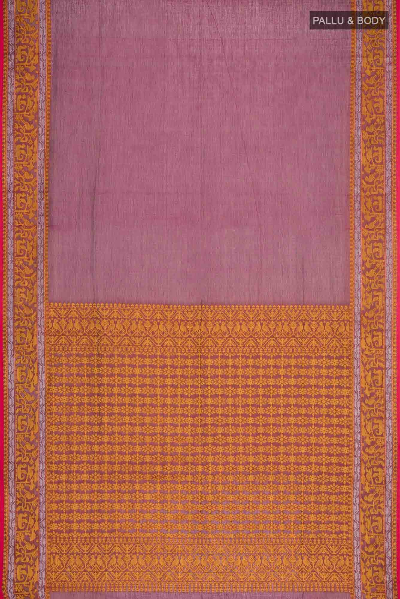 Priyambada-Magenta Bengal Cotton Saree