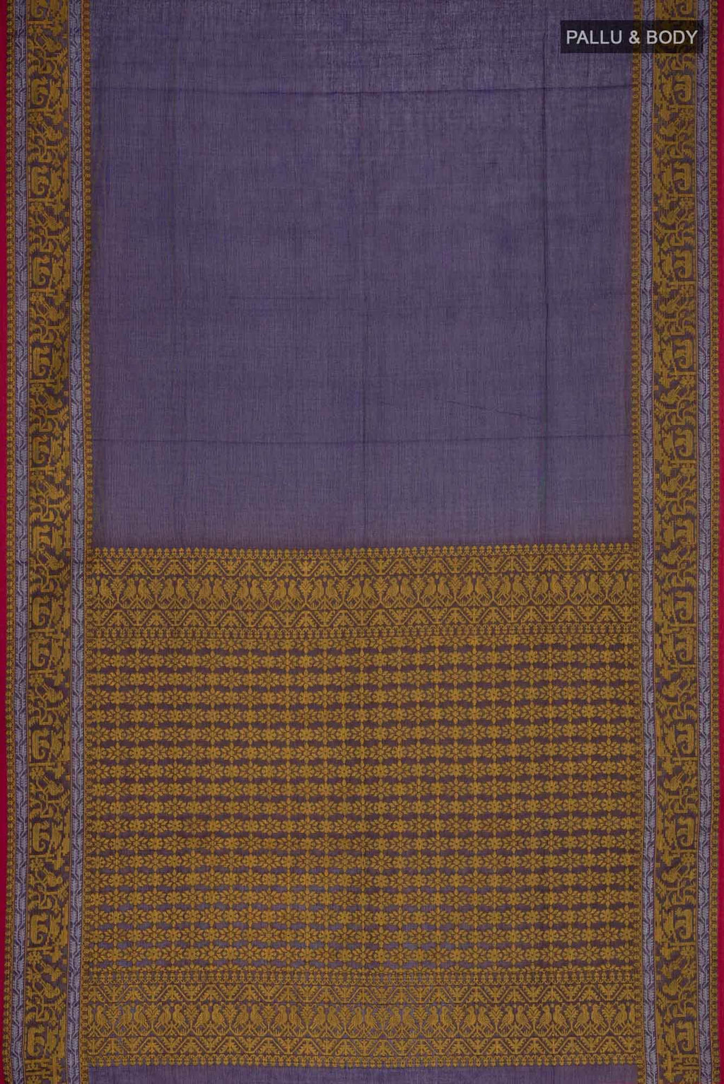 Priyambada-Navy Blue Bengal Cotton Saree