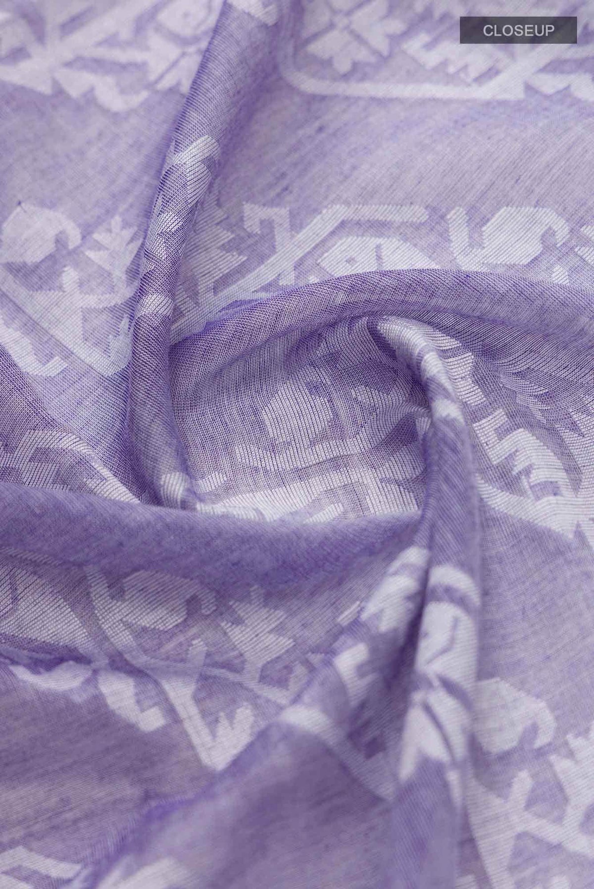 Hansika-Purple Bengal Cotton Saree