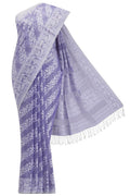 Hansika-Purple Bengal Cotton Saree