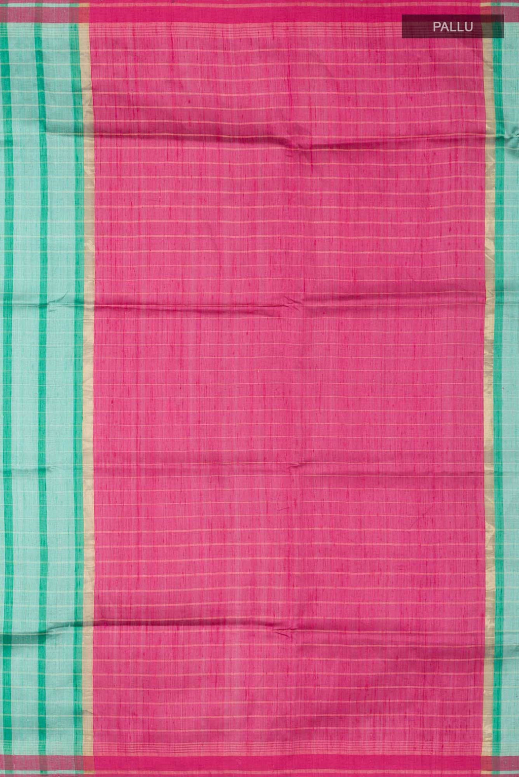 Aurora Ember-Light Green Bhagalpuri Tussar Silk Saree