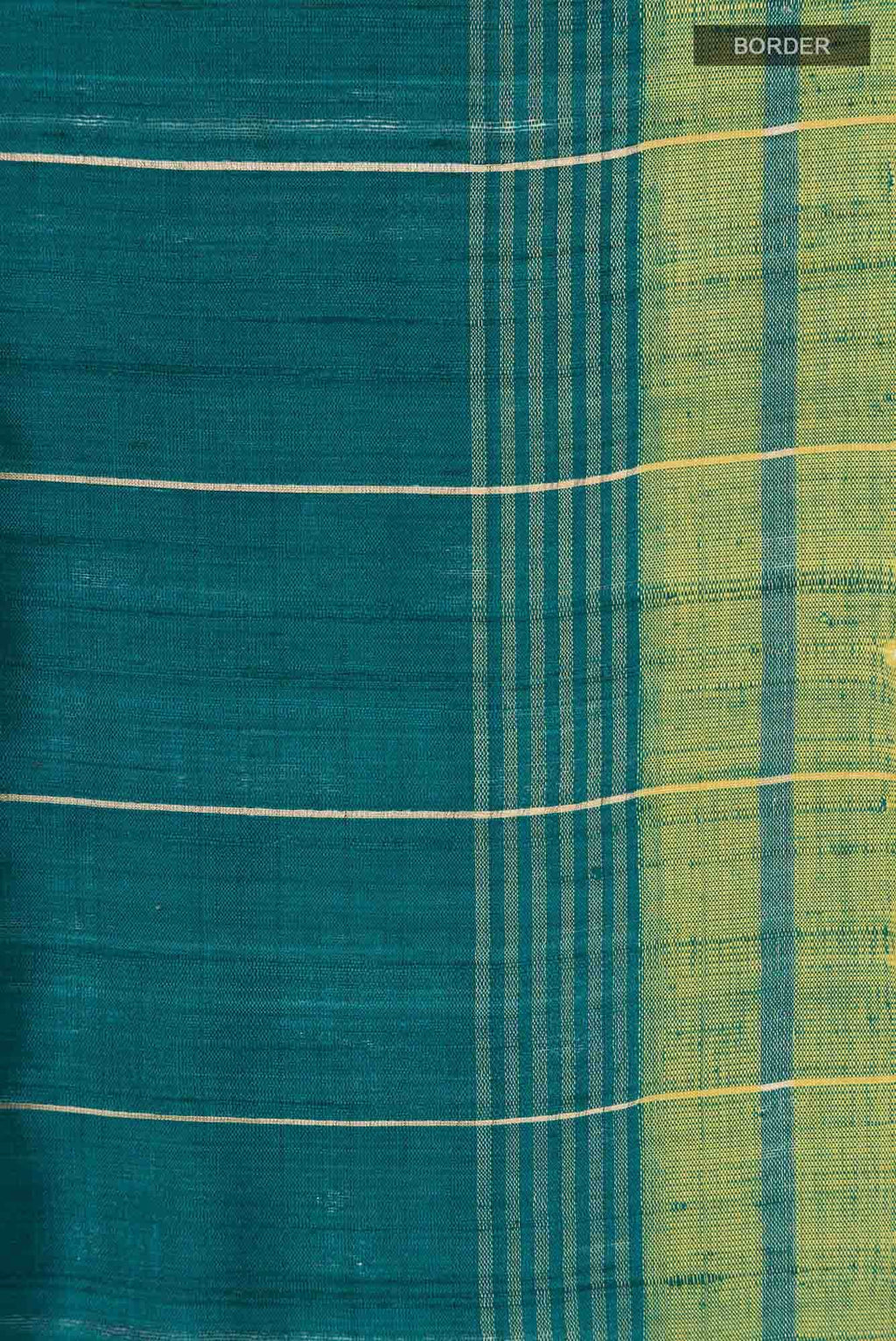 Emerald Breeze-Dark Green Bhagalpuri Tussar Silk Saree