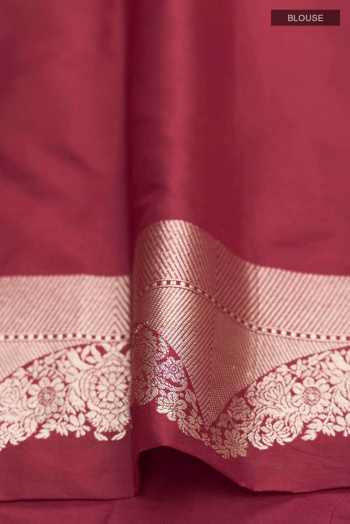 Vibhushita-Red Banarasi Silk Saree