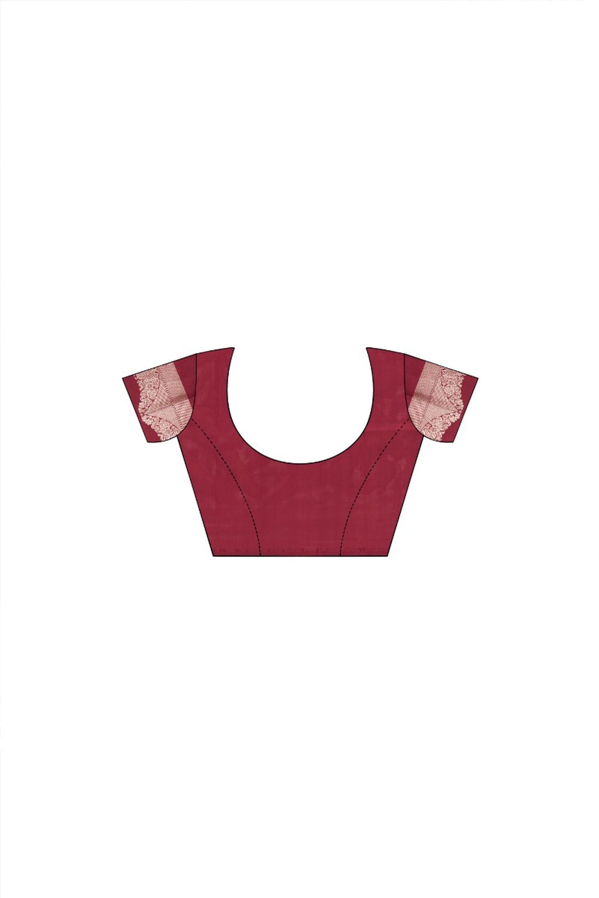 Vibhushita-Red Banarasi Silk Saree