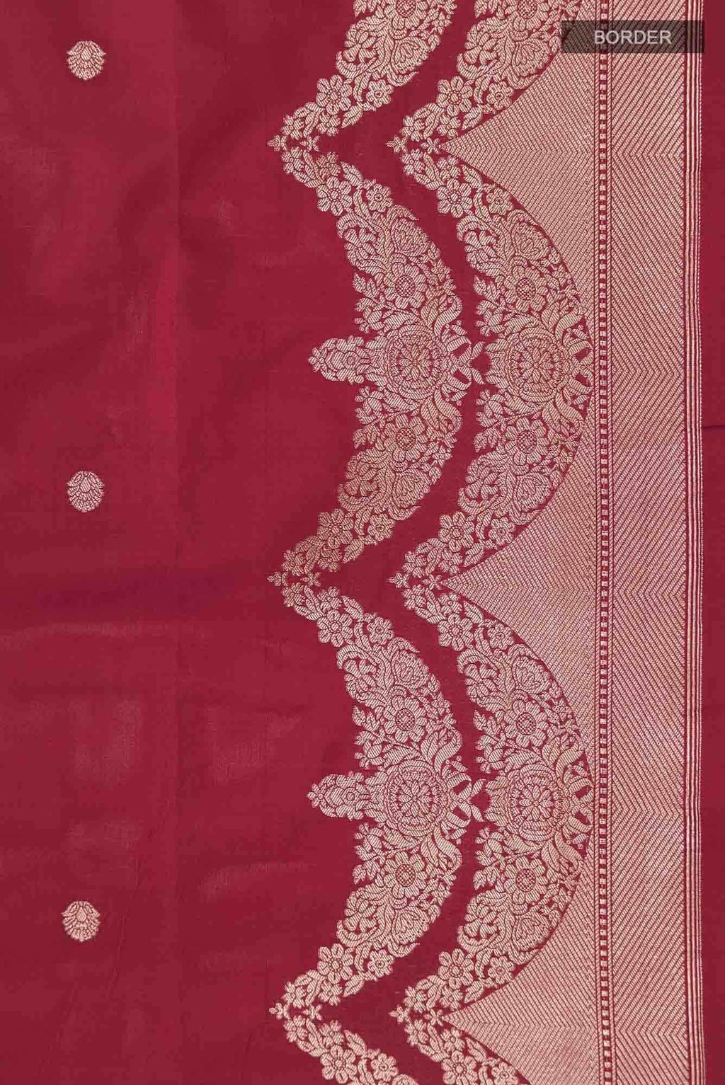 Vibhushita-Red Banarasi Silk Saree