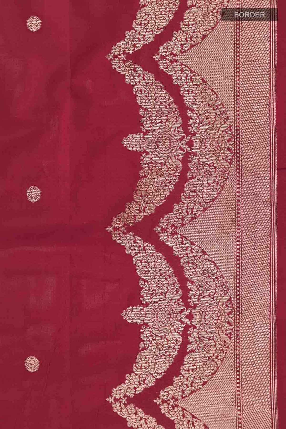 Vibhushita-Red Banarasi Silk Saree