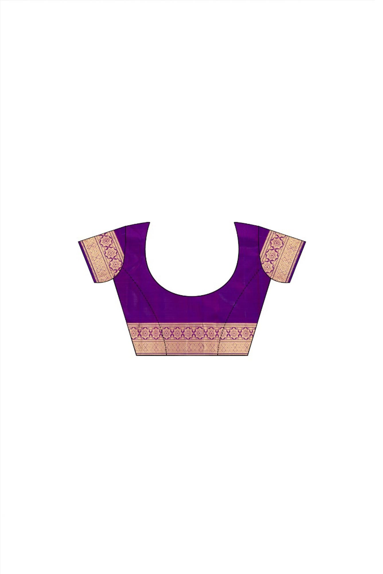 Savitri-Purple Kanchipuram Silk Saree