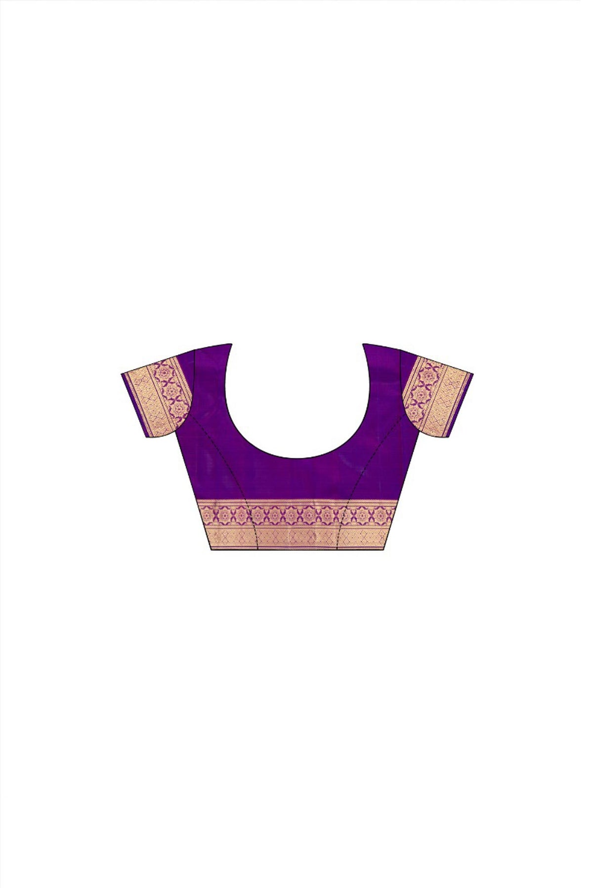 Savitri-Purple Kanchipuram Silk Saree