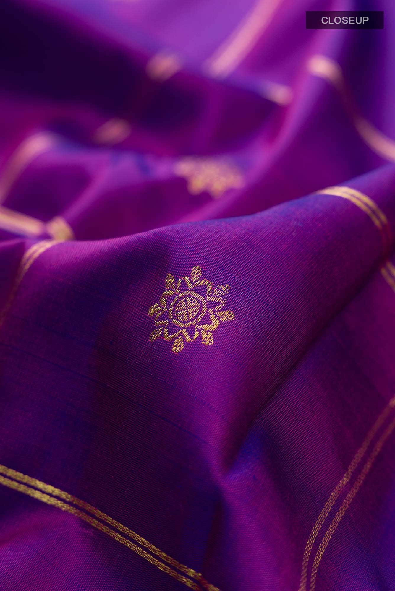 Savitri-Purple Kanchipuram Silk Saree