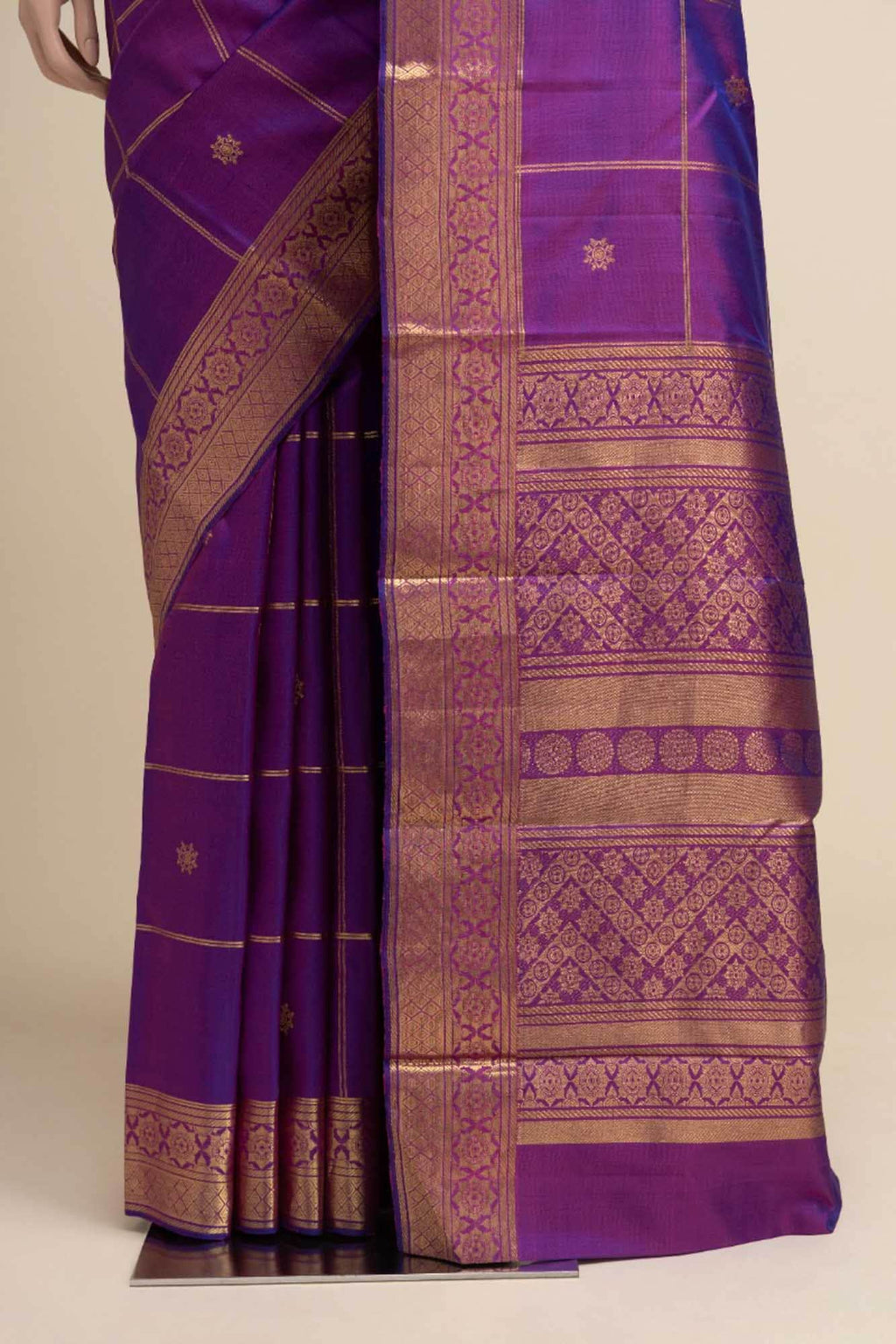 Savitri-Purple Kanchipuram Silk Saree