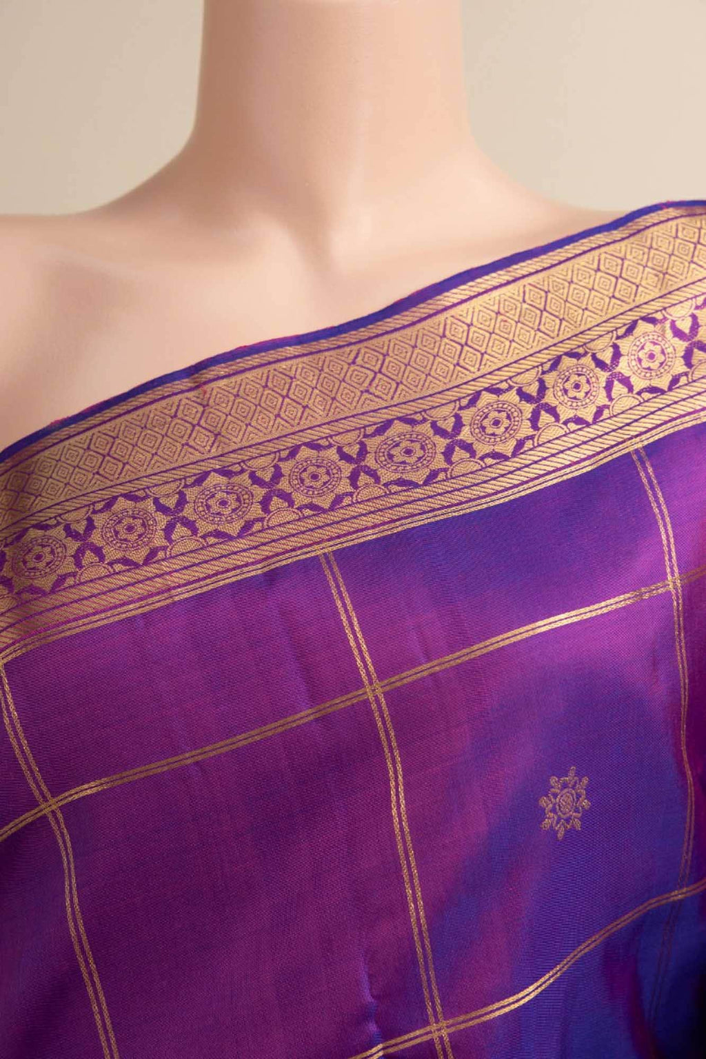 Savitri-Purple Kanchipuram Silk Saree