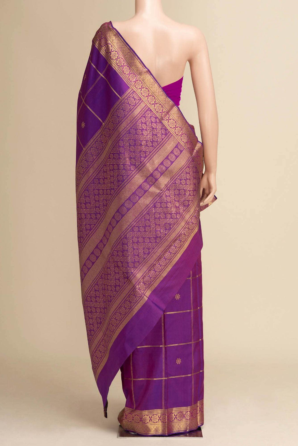 Savitri-Purple Kanchipuram Silk Saree