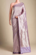 Mogli's World-Lavender Banarasi Silk Saree