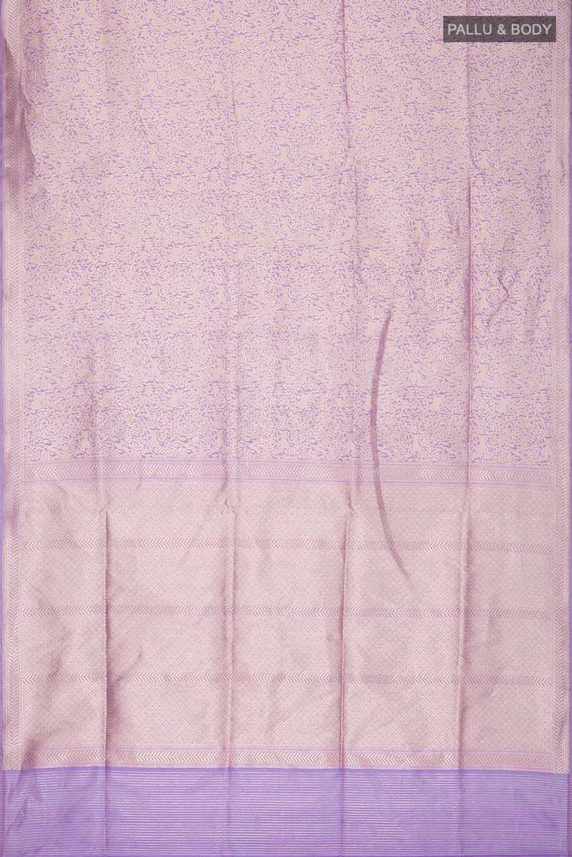 Mogli's World-Lavender Banarasi Silk Saree