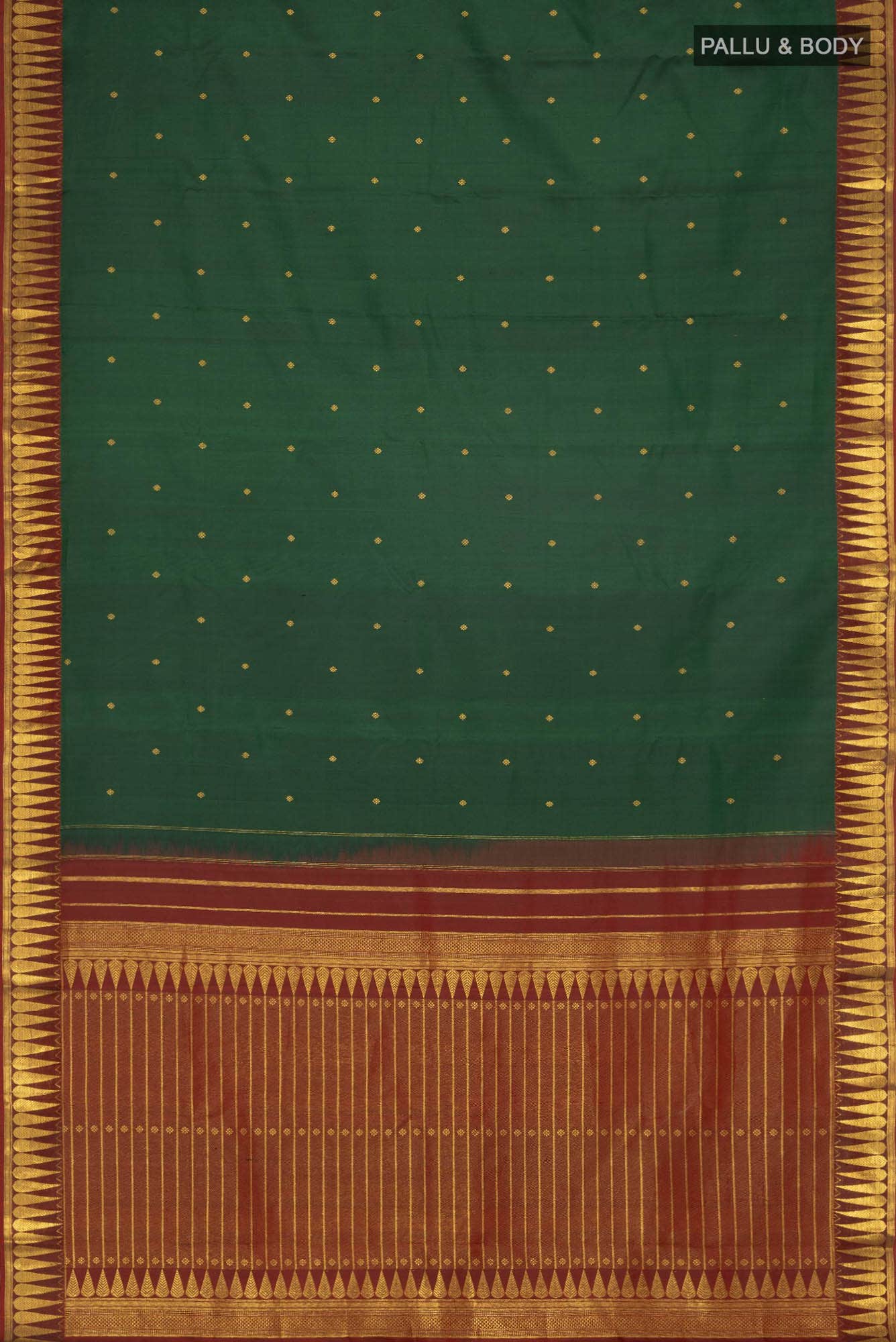 Amara-Green Kanchipuram Silk Saree
