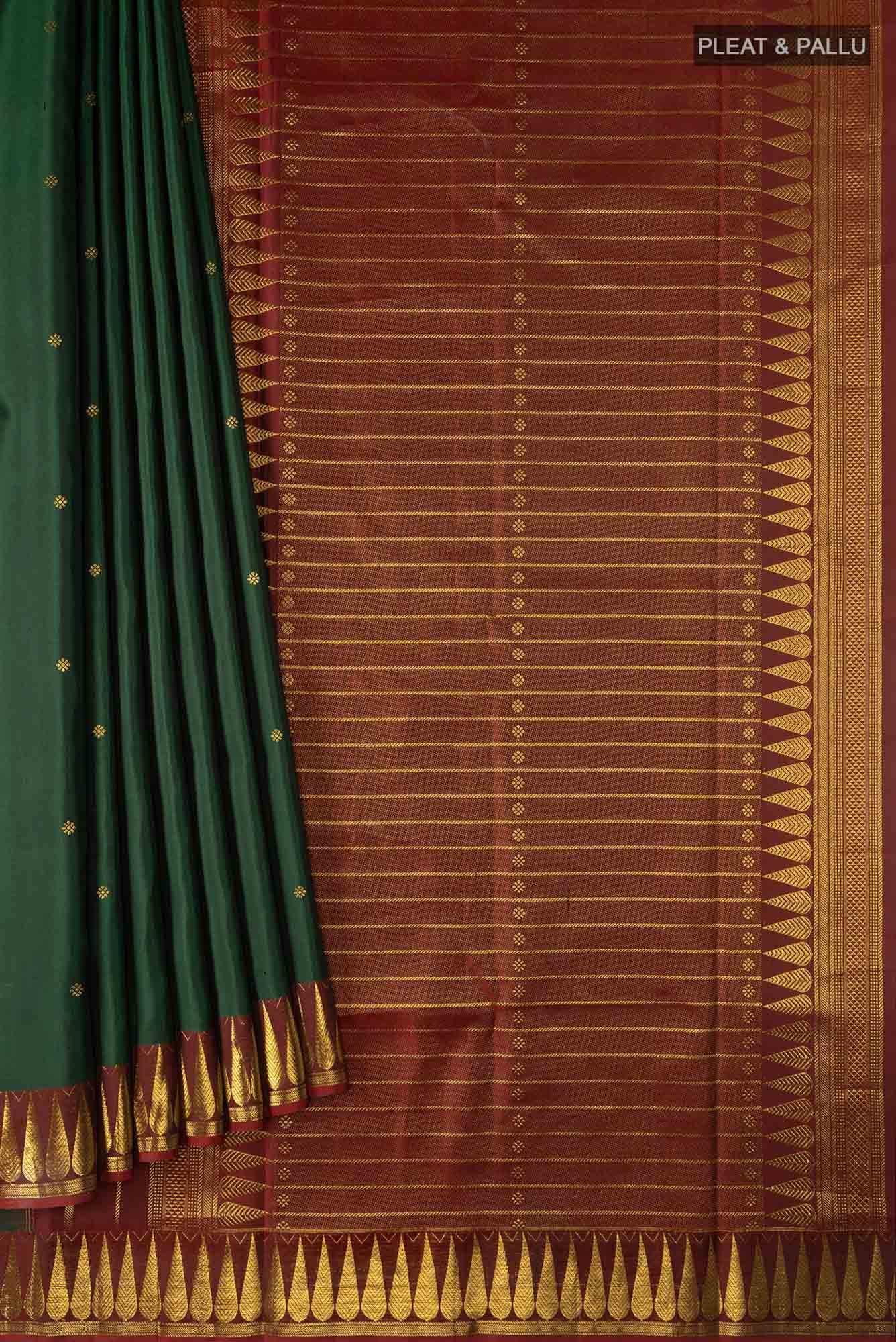 Amara-Green Kanchipuram Silk Saree