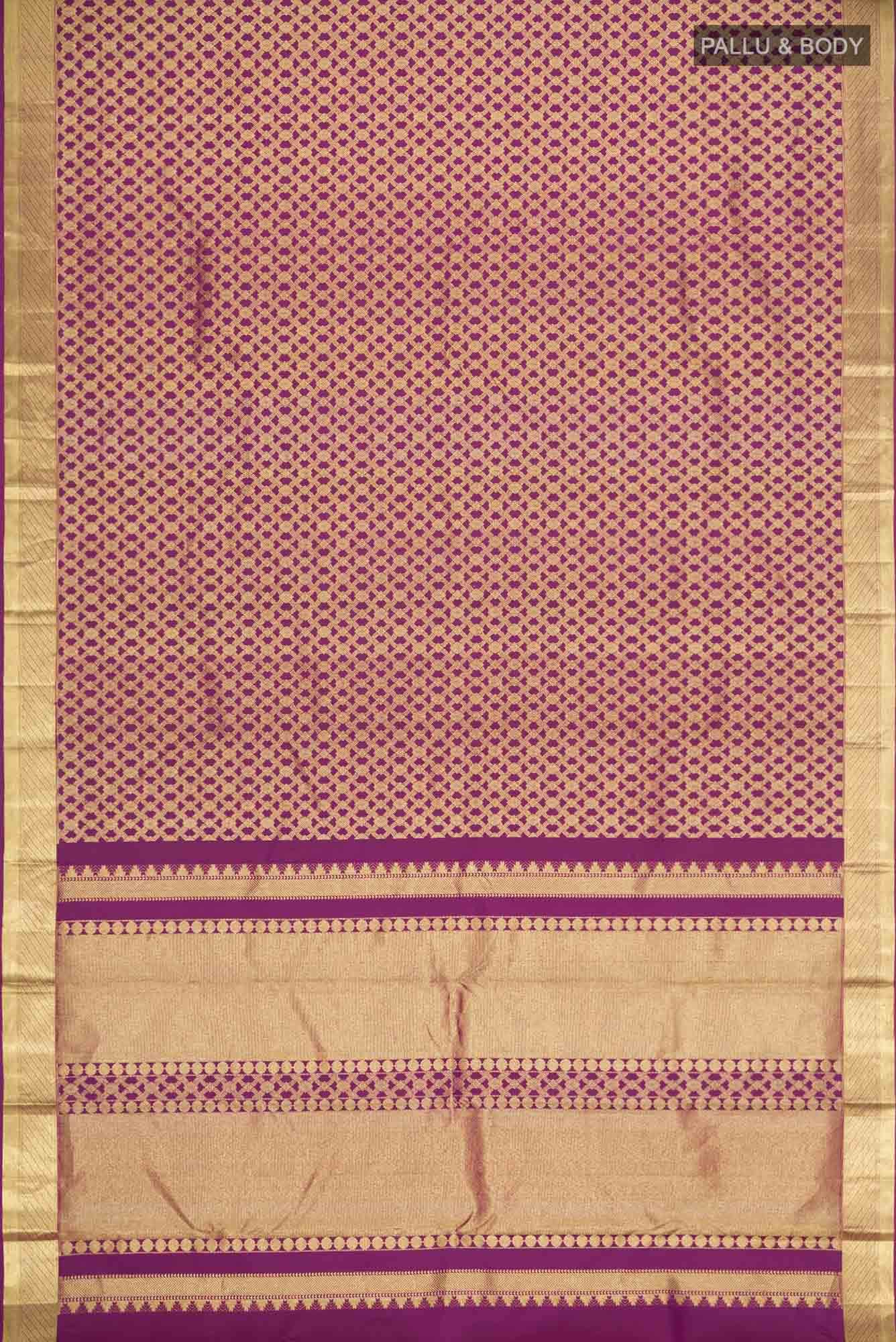 Rudrani-Purple Kanchipuram Silk Saree