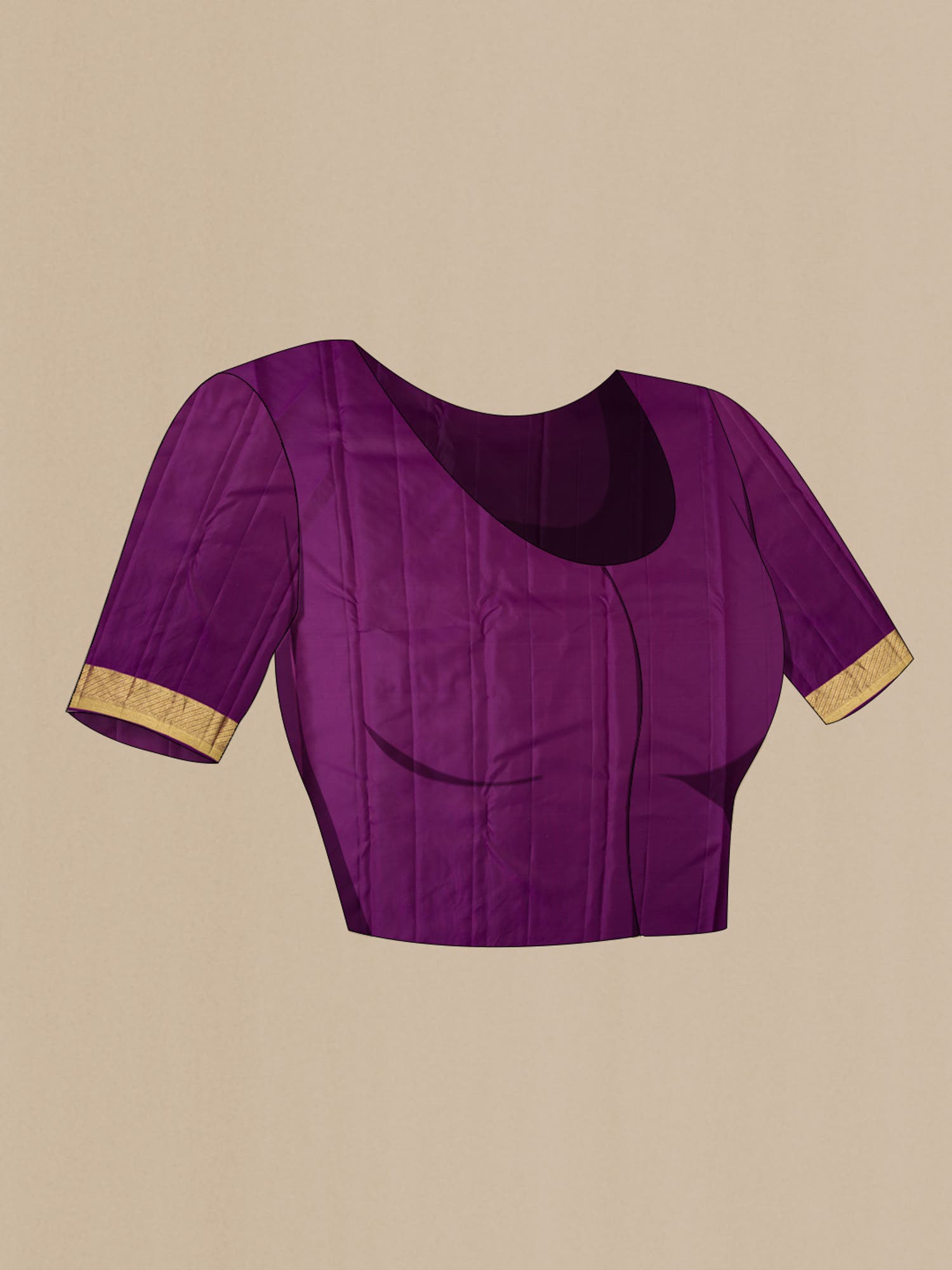 Rudrani-Purple Kanchipuram Silk Saree