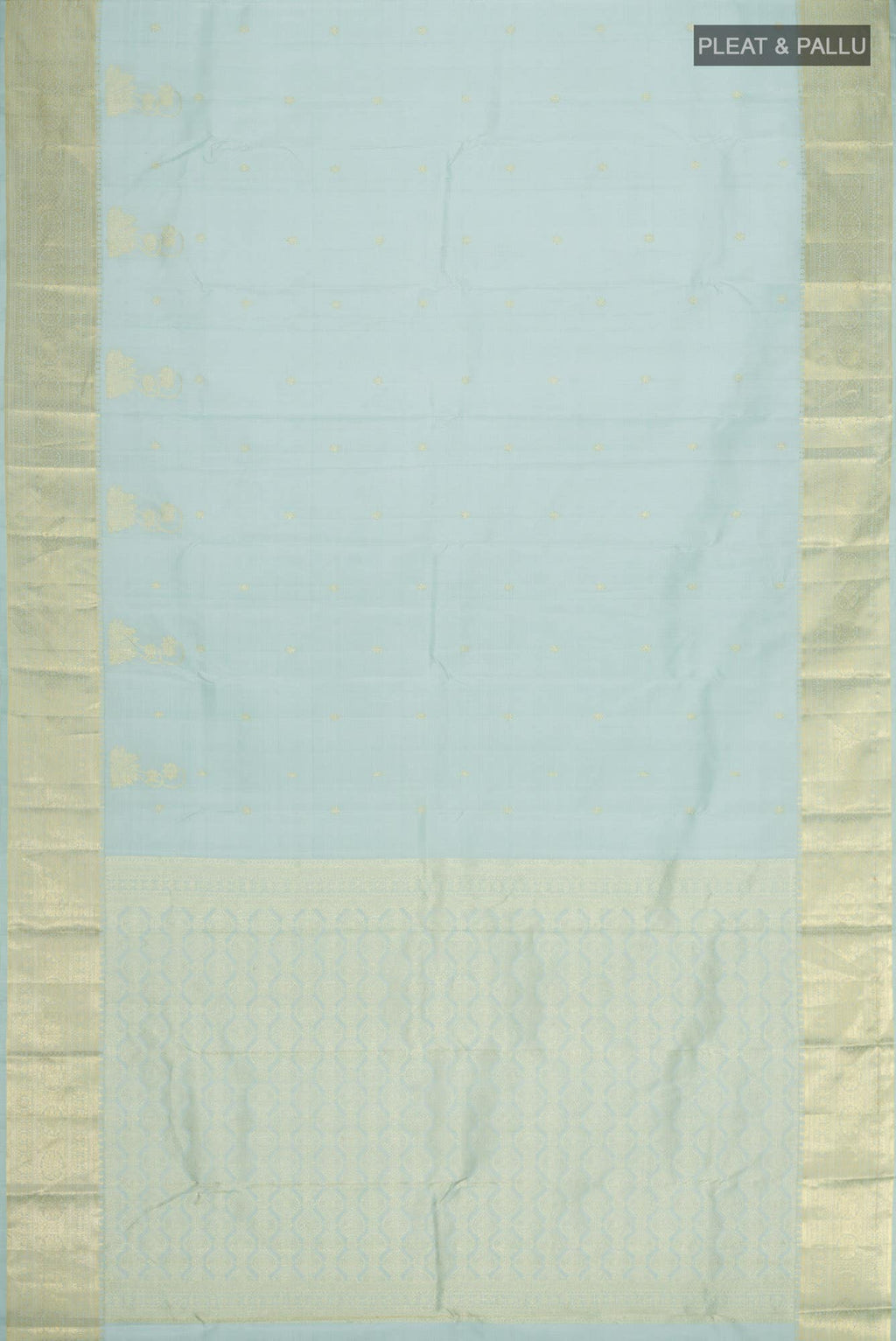Tarangini-Pastel Blue Kanchipuram Silk Saree