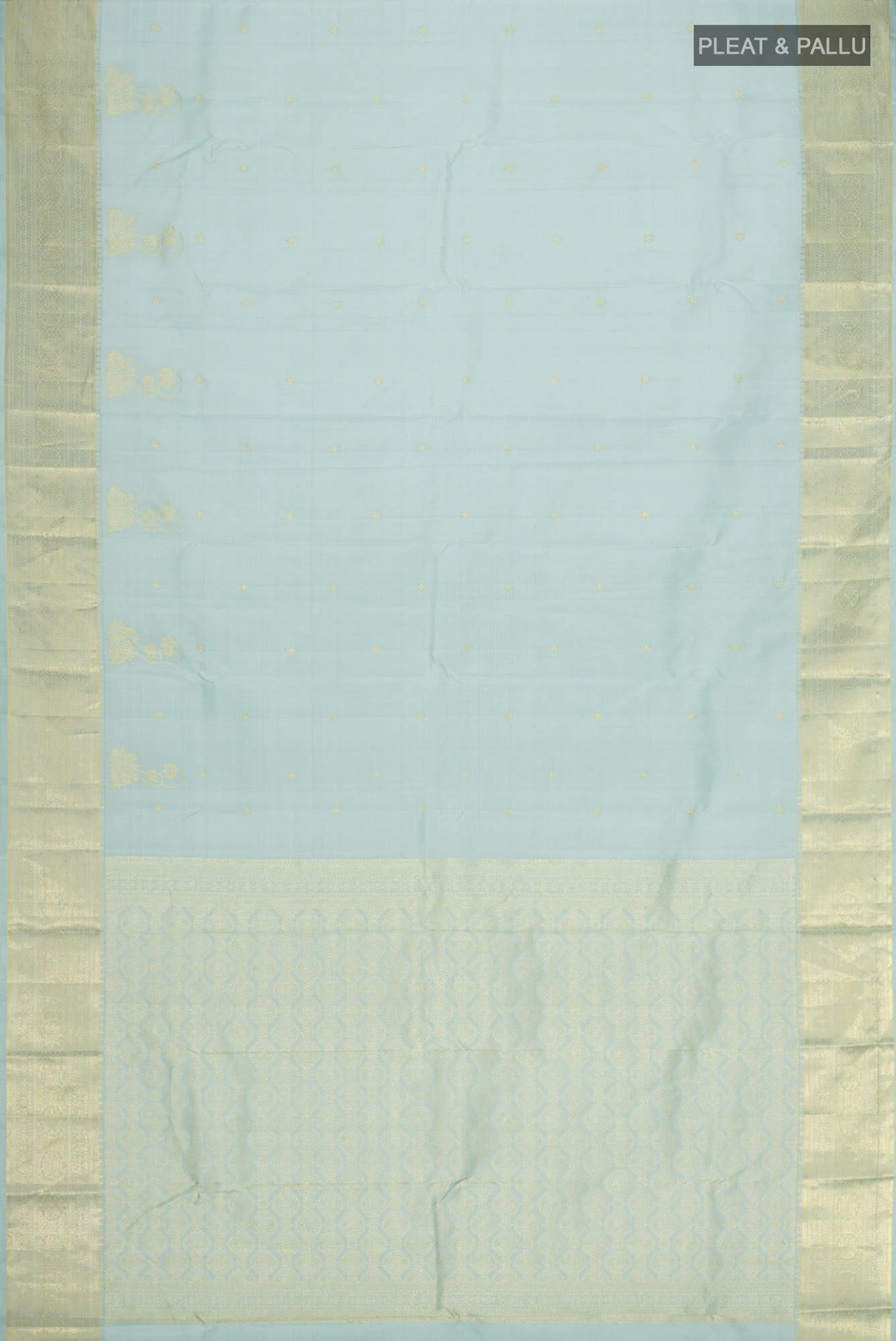 Tarangini-Pastel Blue Kanchipuram Silk Saree