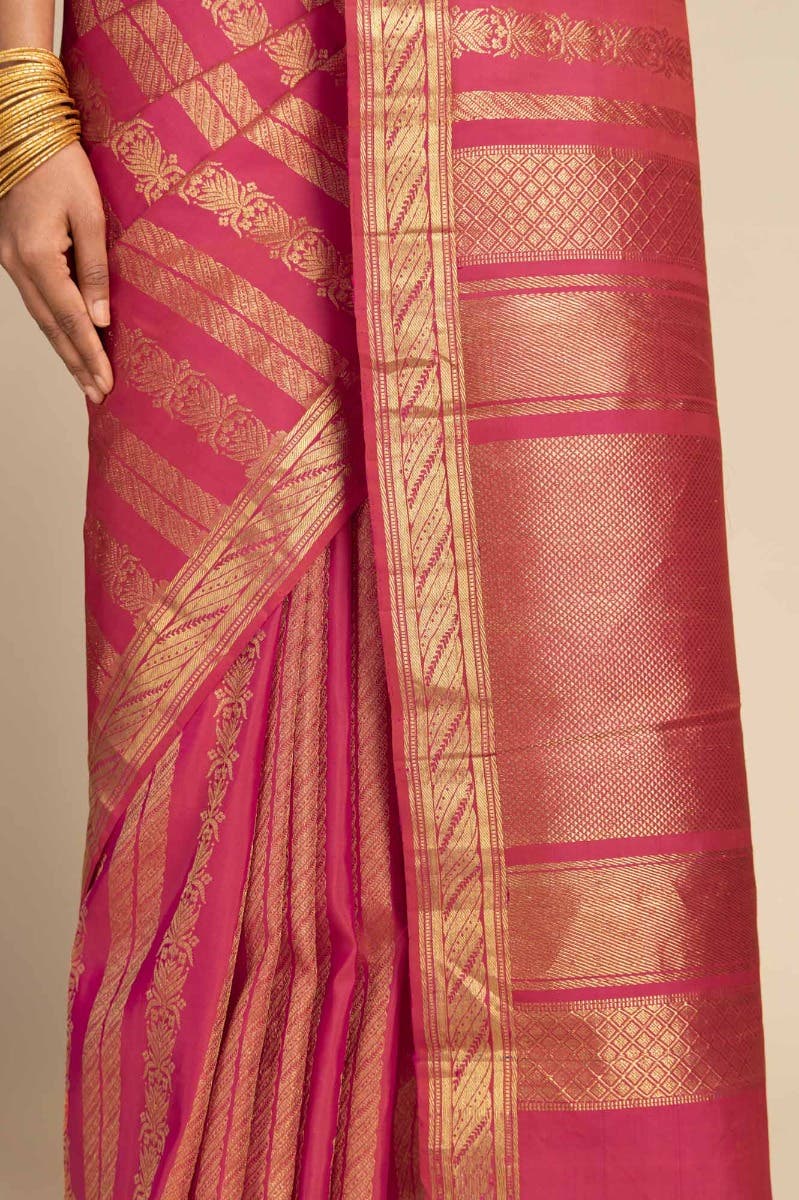 Mangalam-Pink Kanchipuram Silk Saree