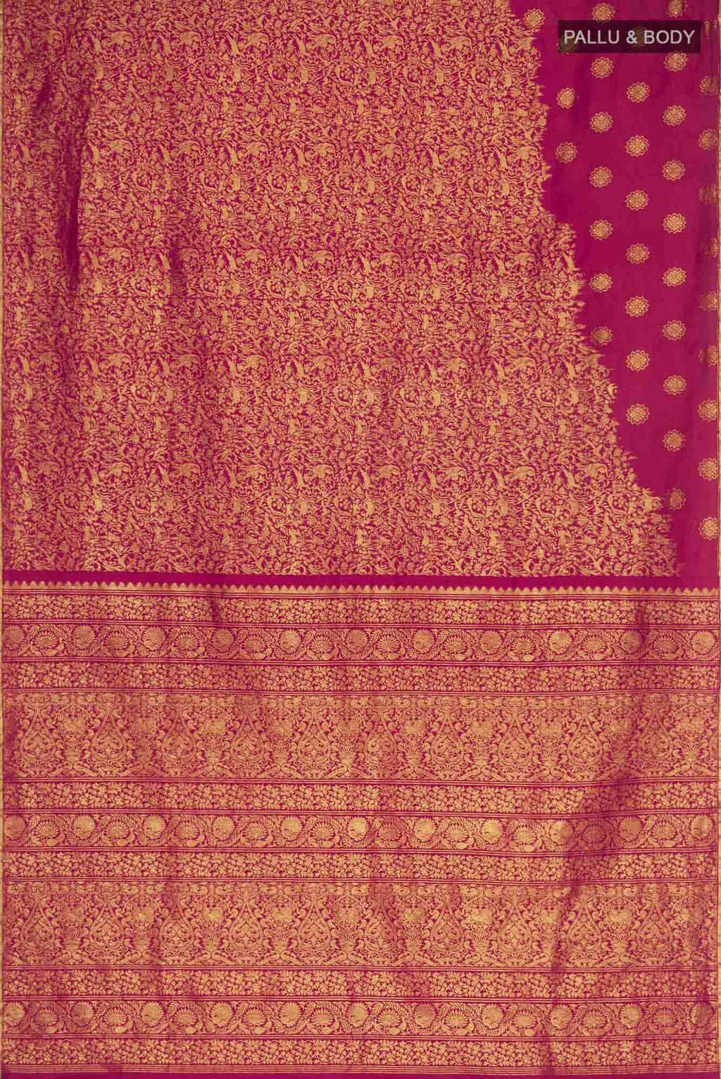 Vanashree-Ruby Red Kanchipuram Silk Saree