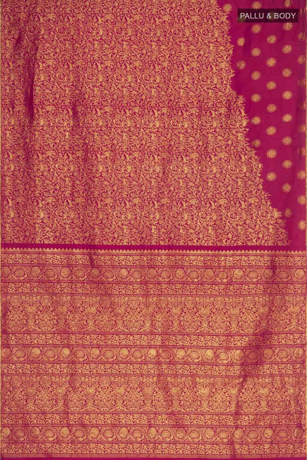 Vanashree-Ruby Red Kanchipuram Silk Saree