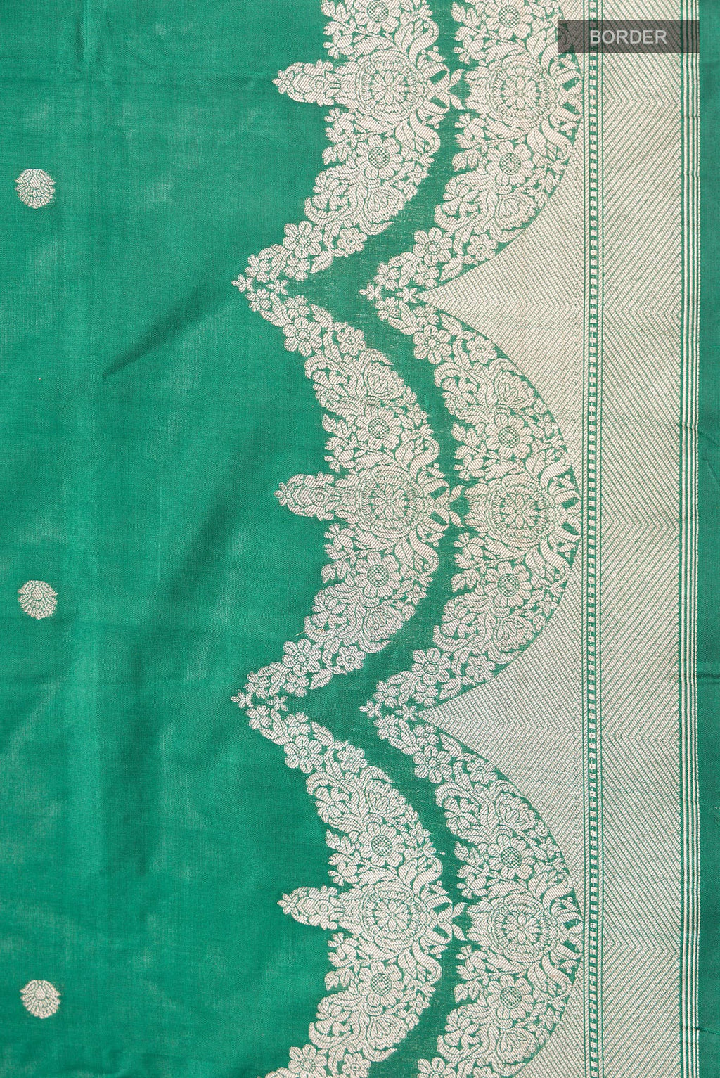 Vibhushita-Green Banarasi Silk Saree