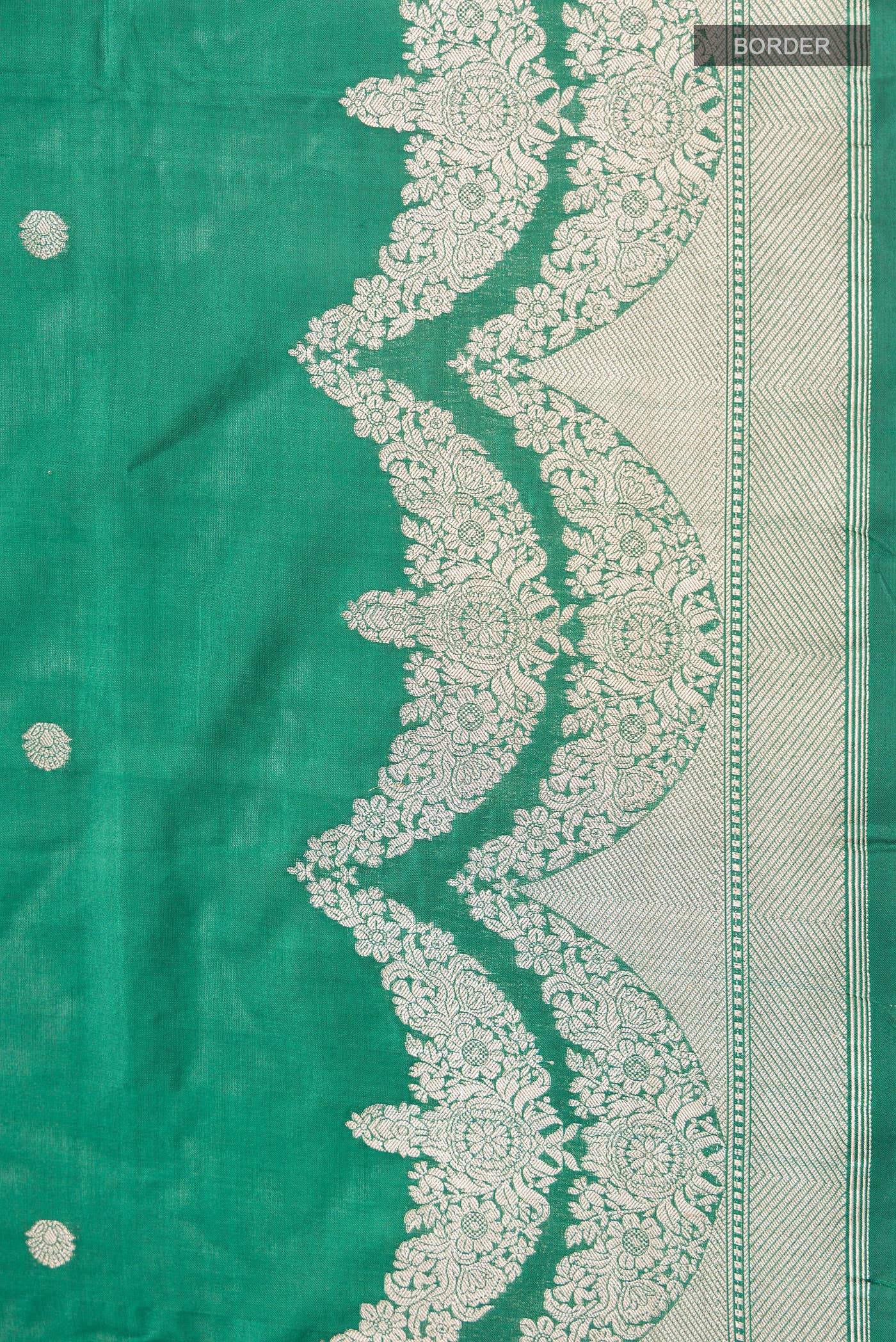 Vibhushita-Green Banarasi Silk Saree