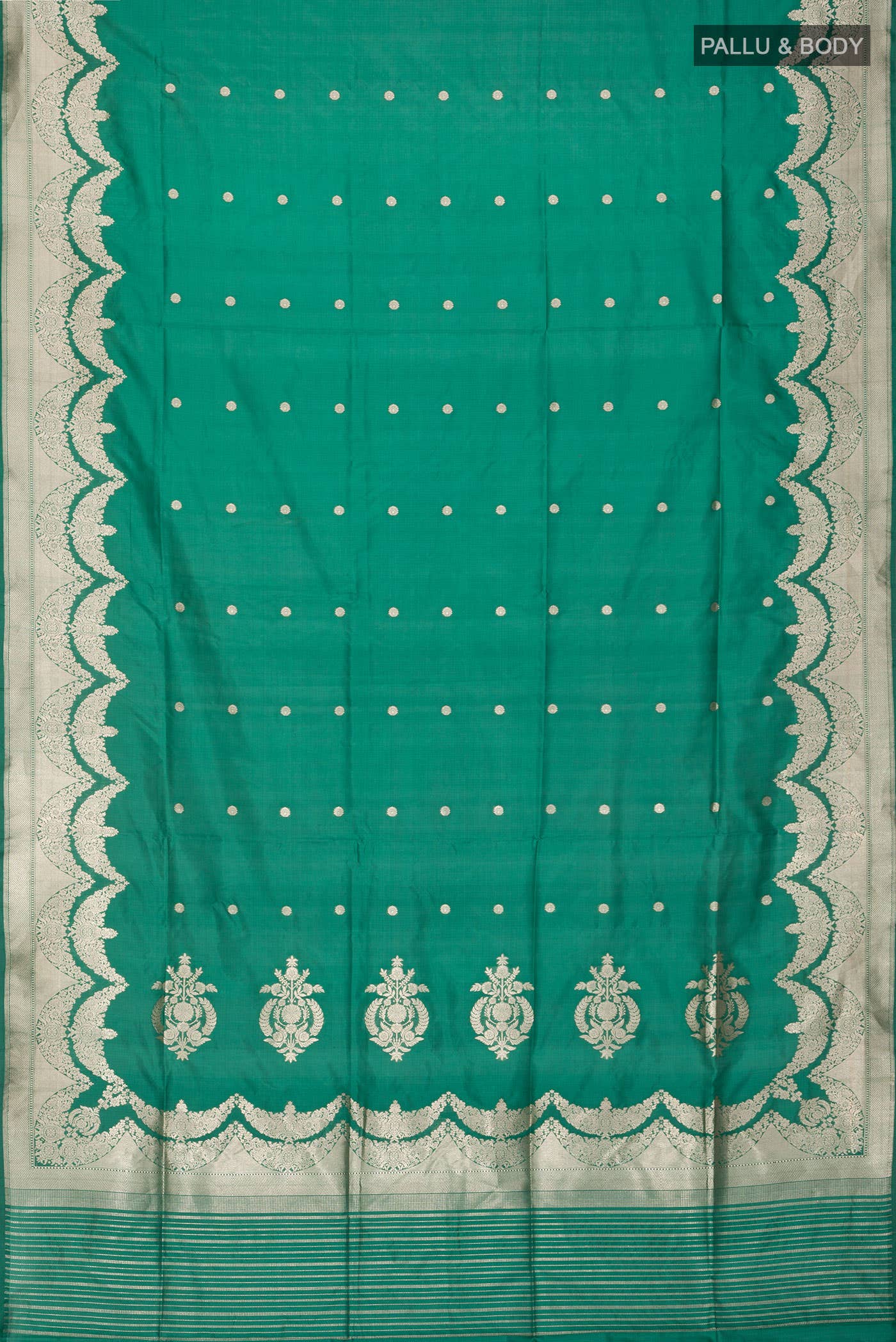 Vibhushita-Green Banarasi Silk Saree