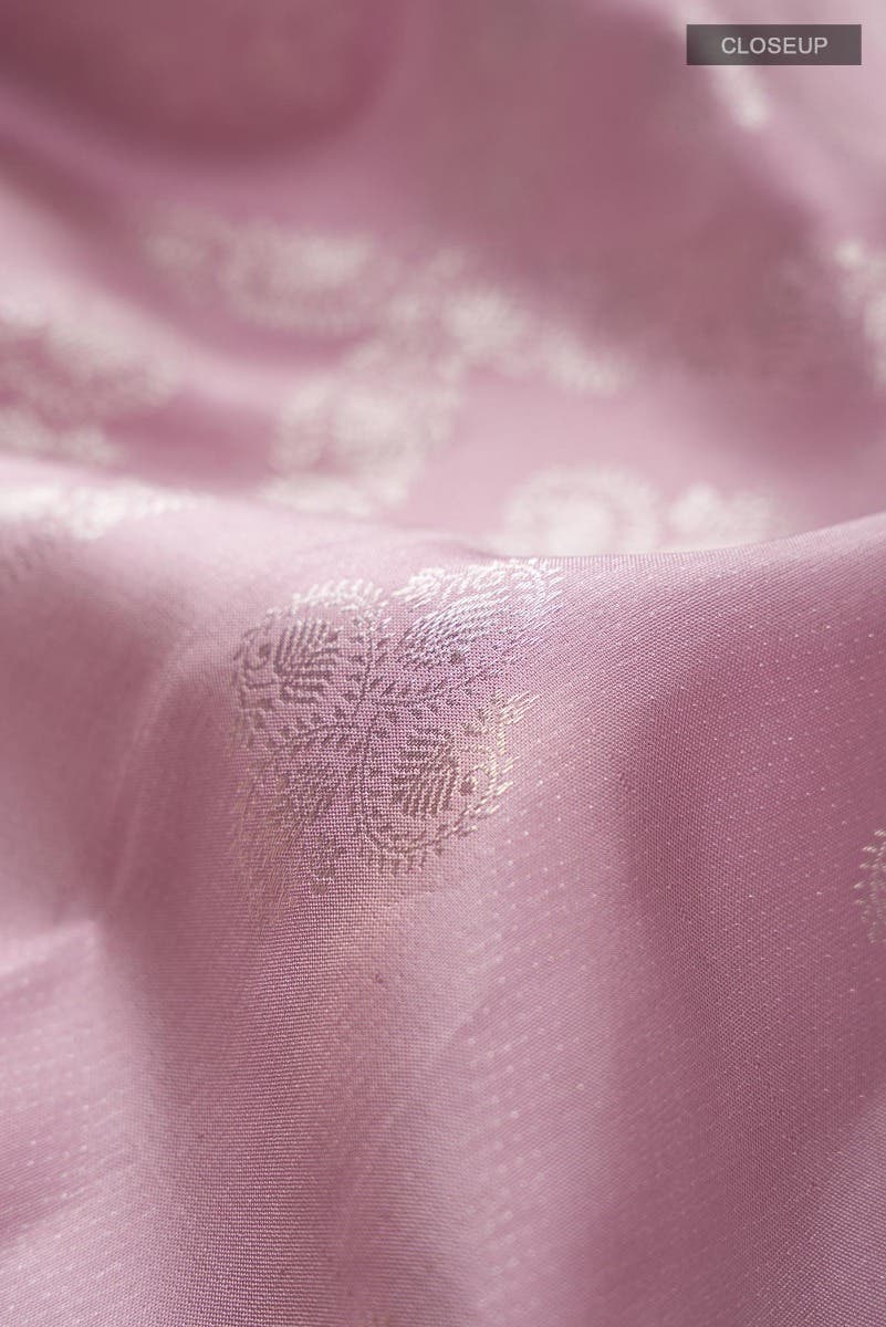 Thamarai-Pastel Pink Kanchipuram Silk Saree