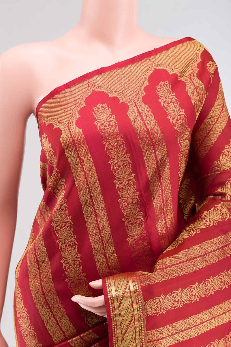 Mangalam-Red Kanchipuram Silk Saree
