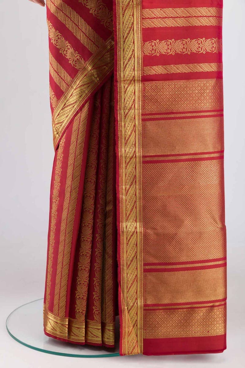 Mangalam-Red Kanchipuram Silk Saree