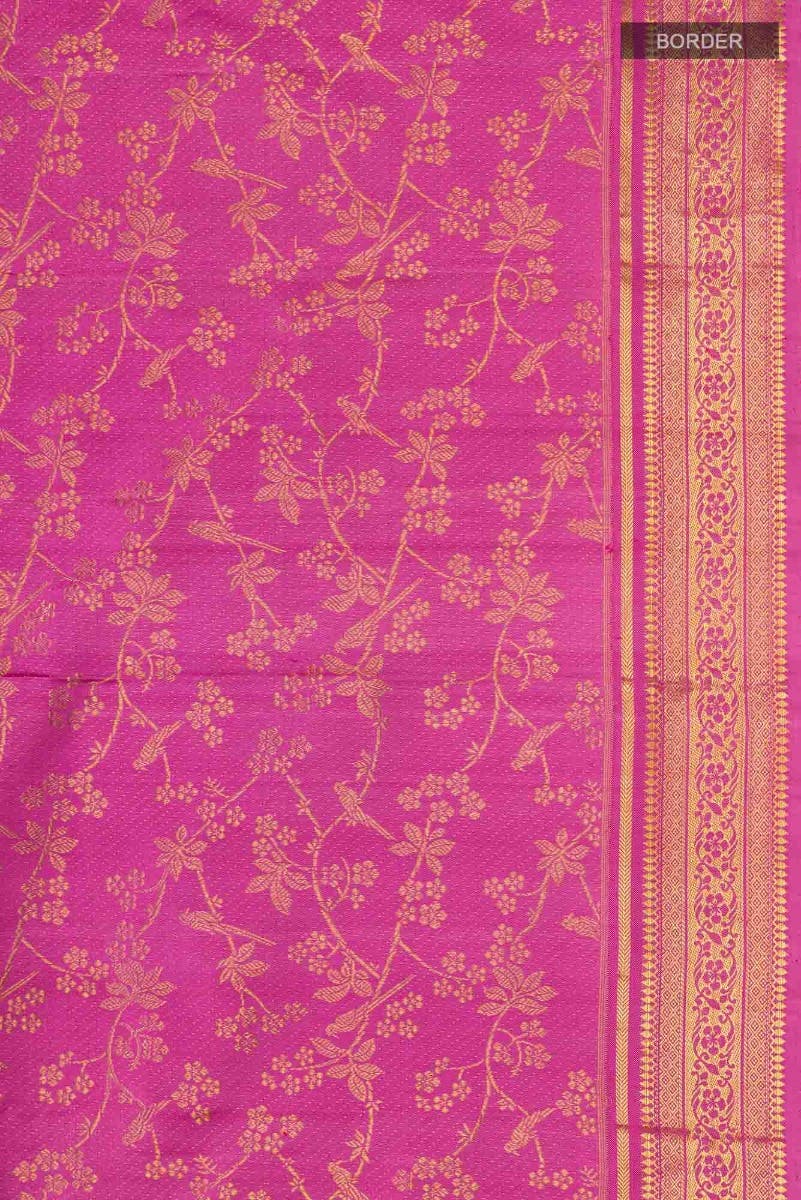 Vasanthika-Pink Kanchipuram Silk Saree