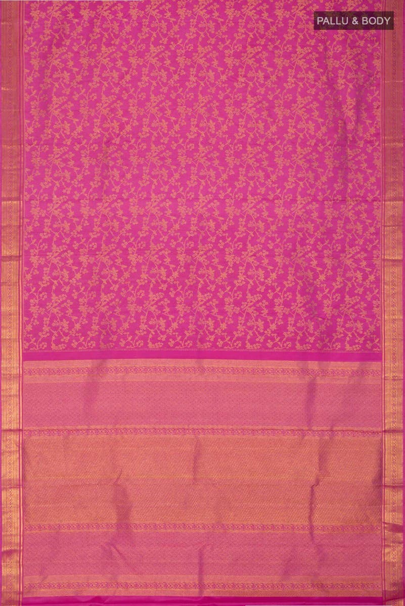 Vasanthika-Pink Kanchipuram Silk Saree