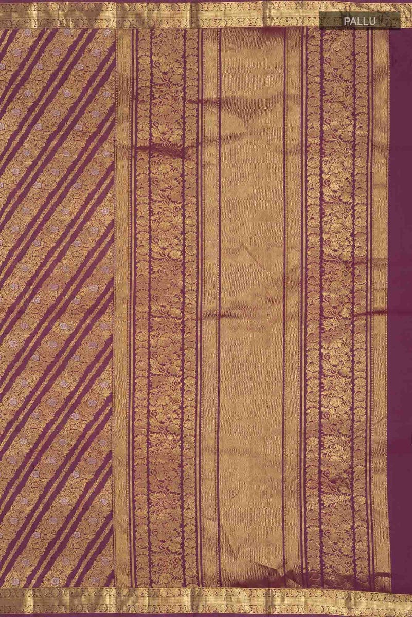Rohini-Purple Kanchipuram Silk Saree