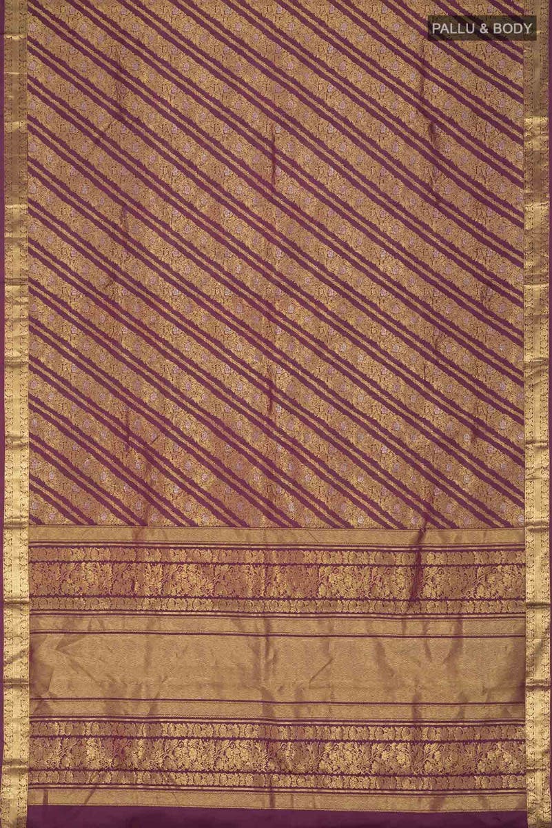Rohini-Purple Kanchipuram Silk Saree