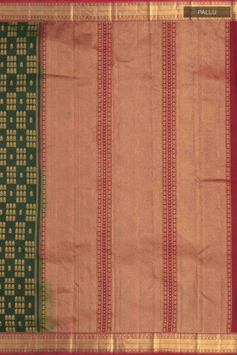 Kanaka-Green Kanchipuram Silk Saree