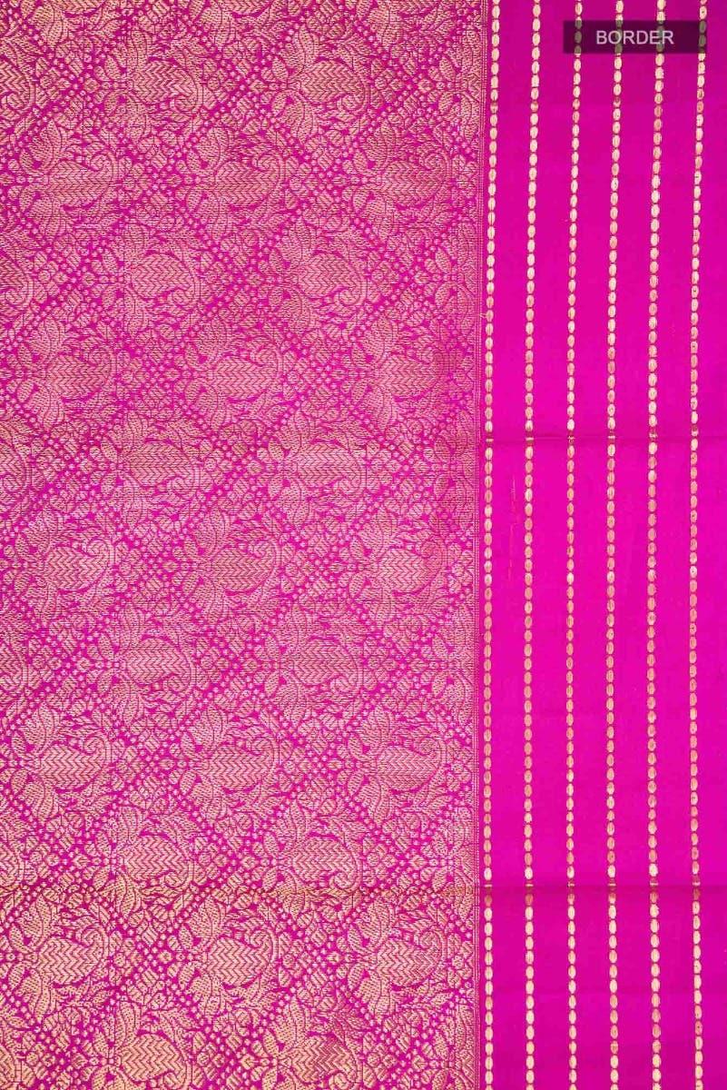 Maangai-Rani Pink Kanchipuram Silk Saree