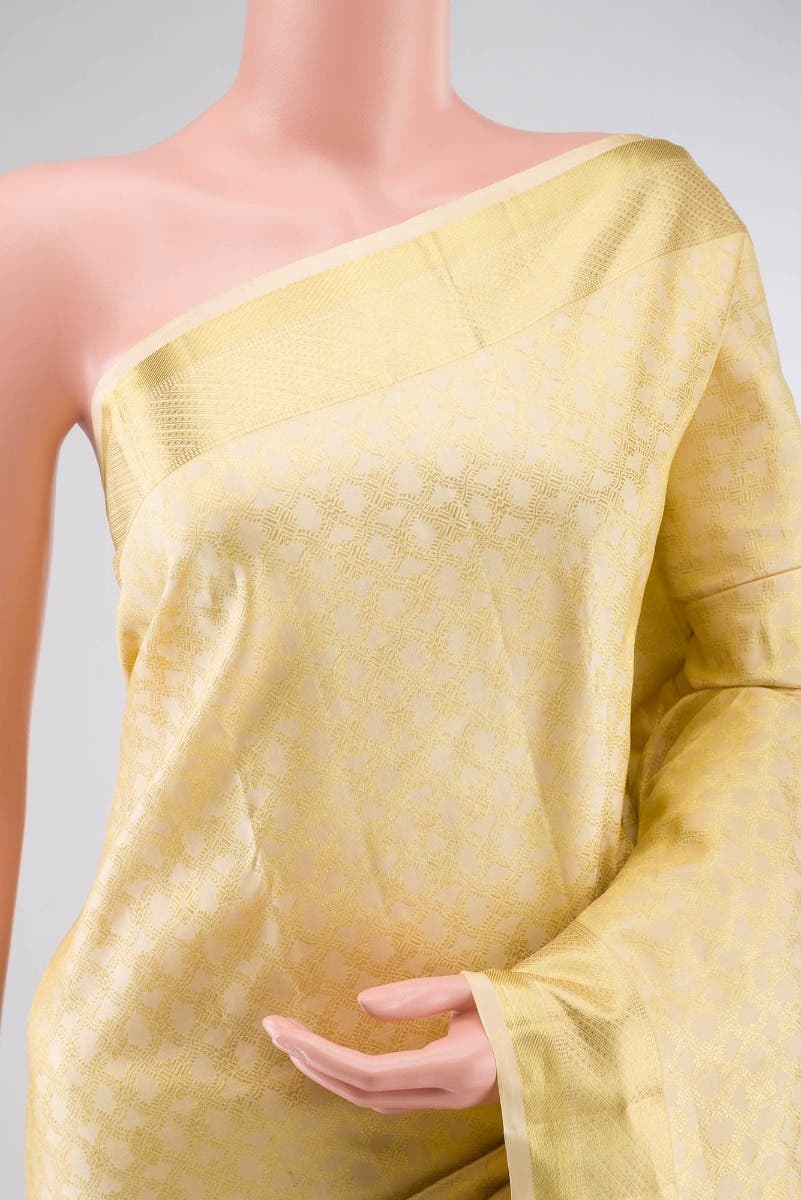 Rudrani-Cream Kanchipuram Silk Saree