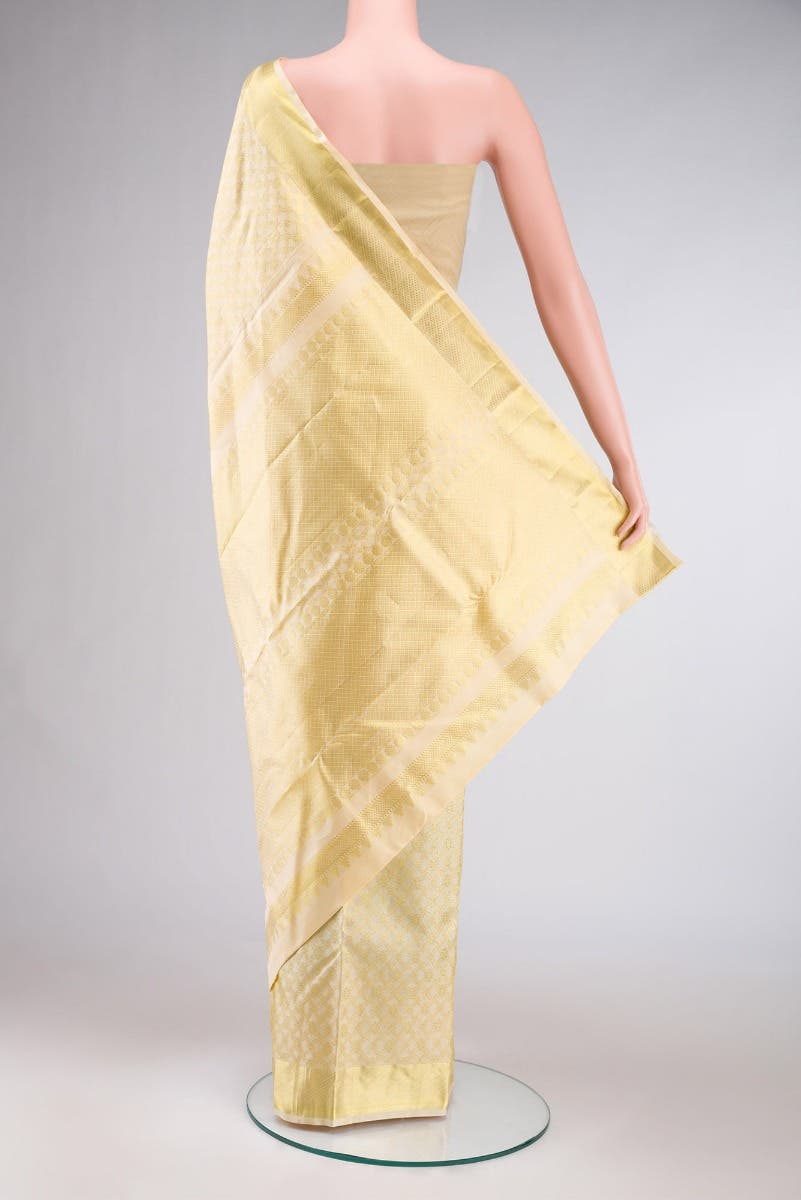 Rudrani-Cream Kanchipuram Silk Saree