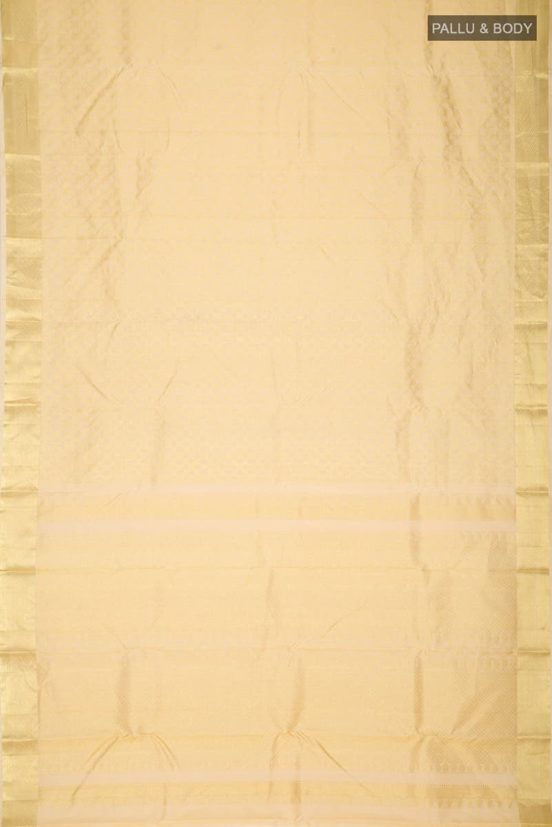 Rudrani-Cream Kanchipuram Silk Saree