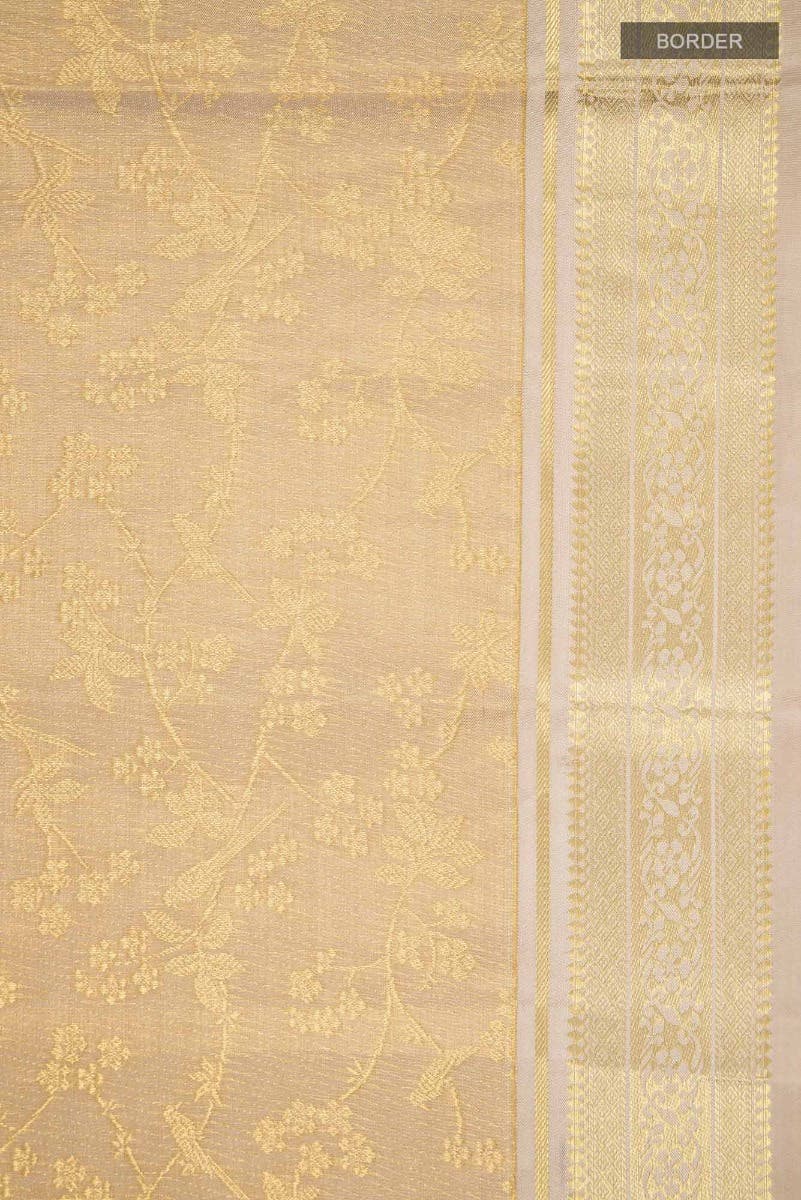 Vasanthika-Beige Kanchipuram Silk Saree