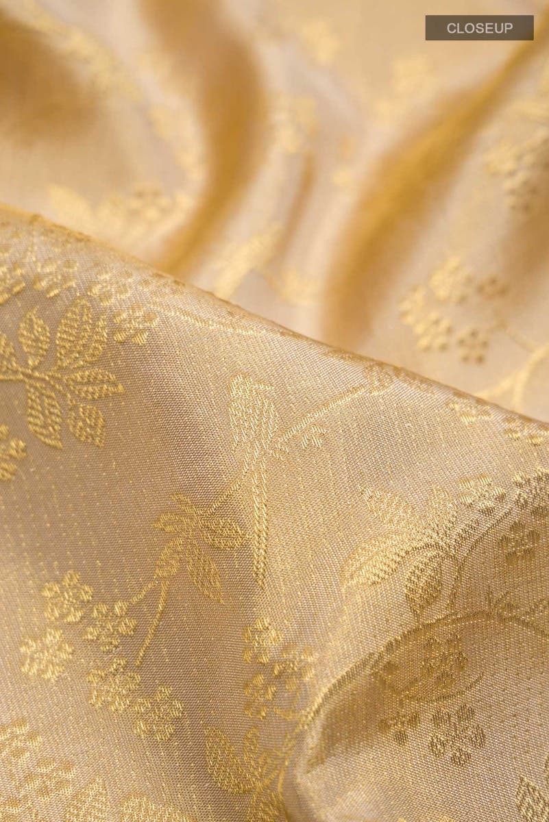Vasanthika-Beige Kanchipuram Silk Saree