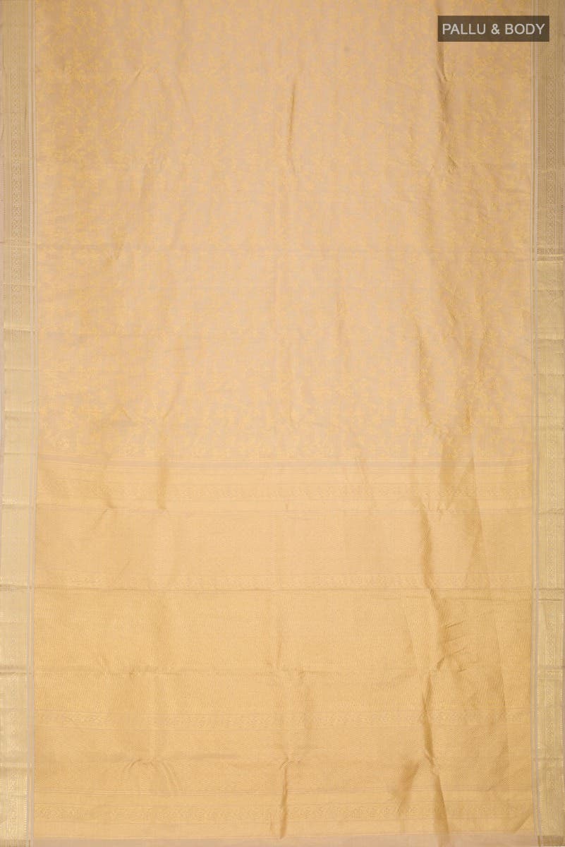 Vasanthika-Beige Kanchipuram Silk Saree