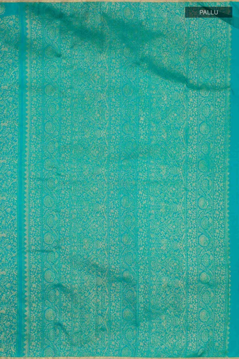 Vanashree-Turquoise Kanchipuram Silk Saree