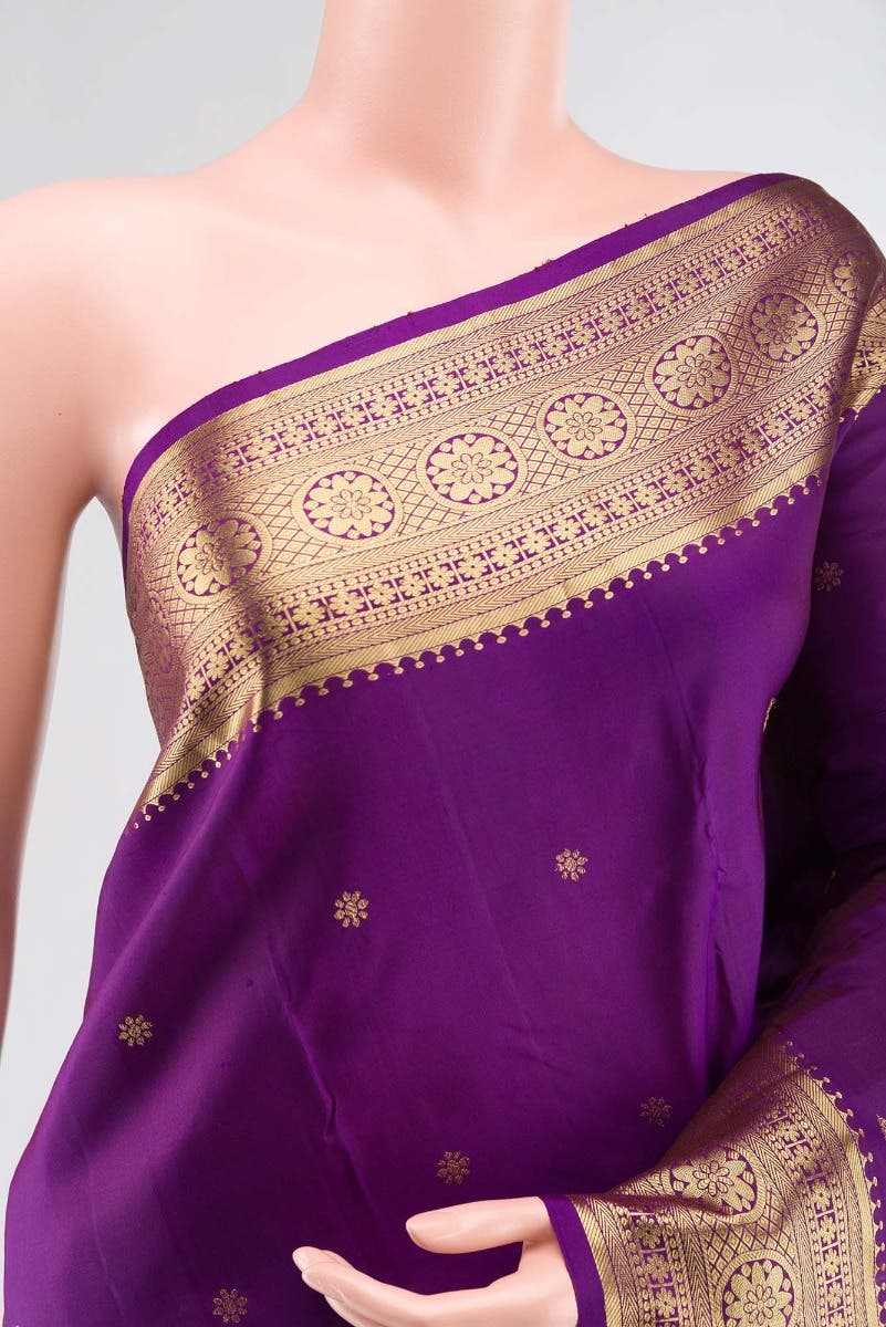 Tarangini-Purple Kanchipuram Silk Saree