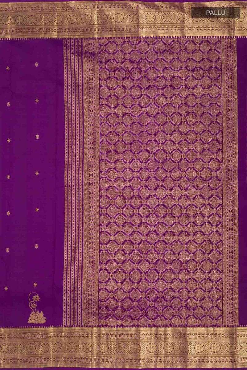 Tarangini-Purple Kanchipuram Silk Saree