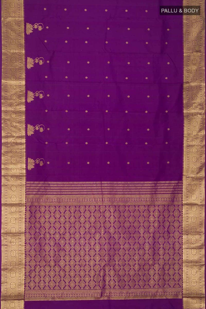 Tarangini-Purple Kanchipuram Silk Saree