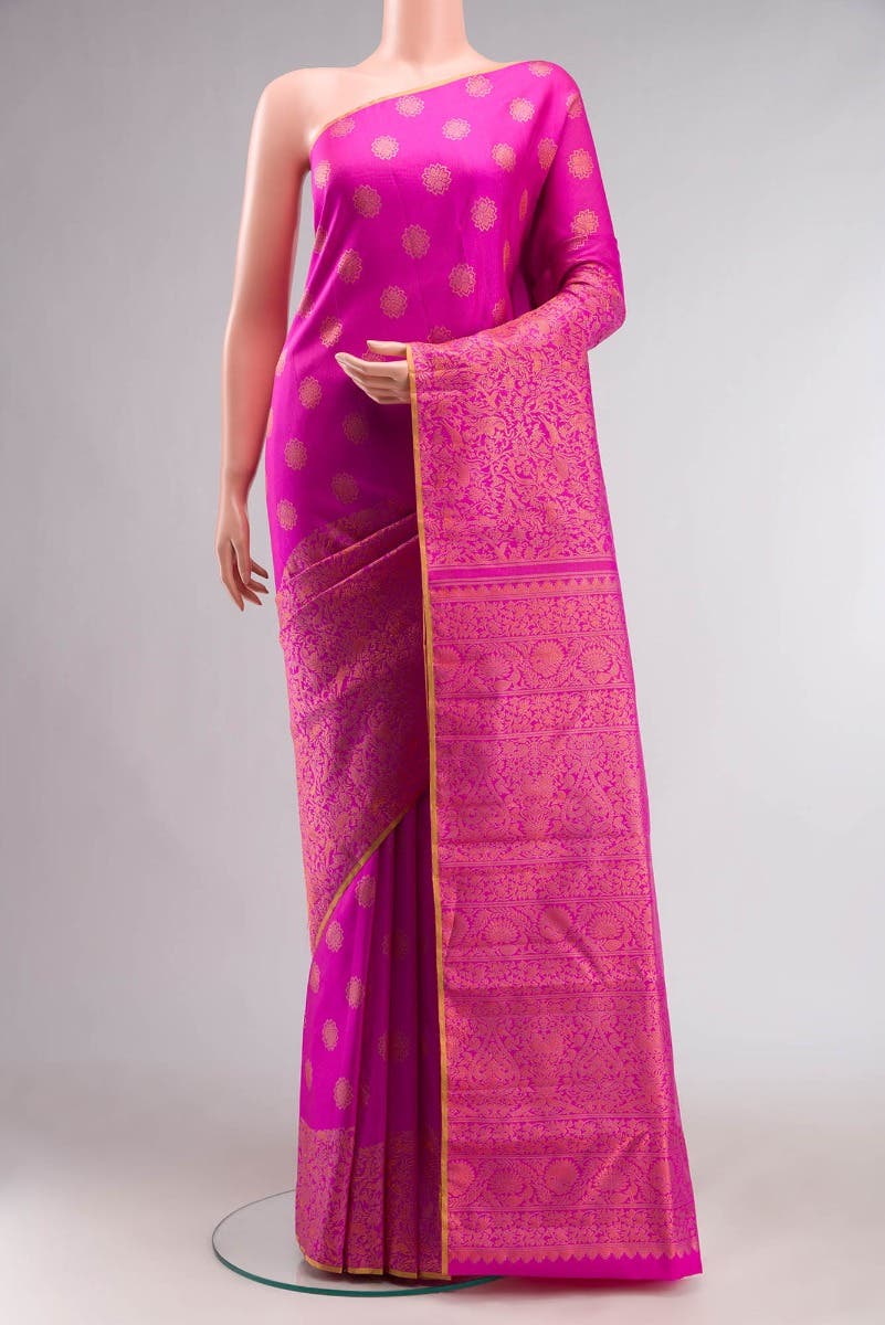 Vanashree-Pink Kanchipuram Silk Saree